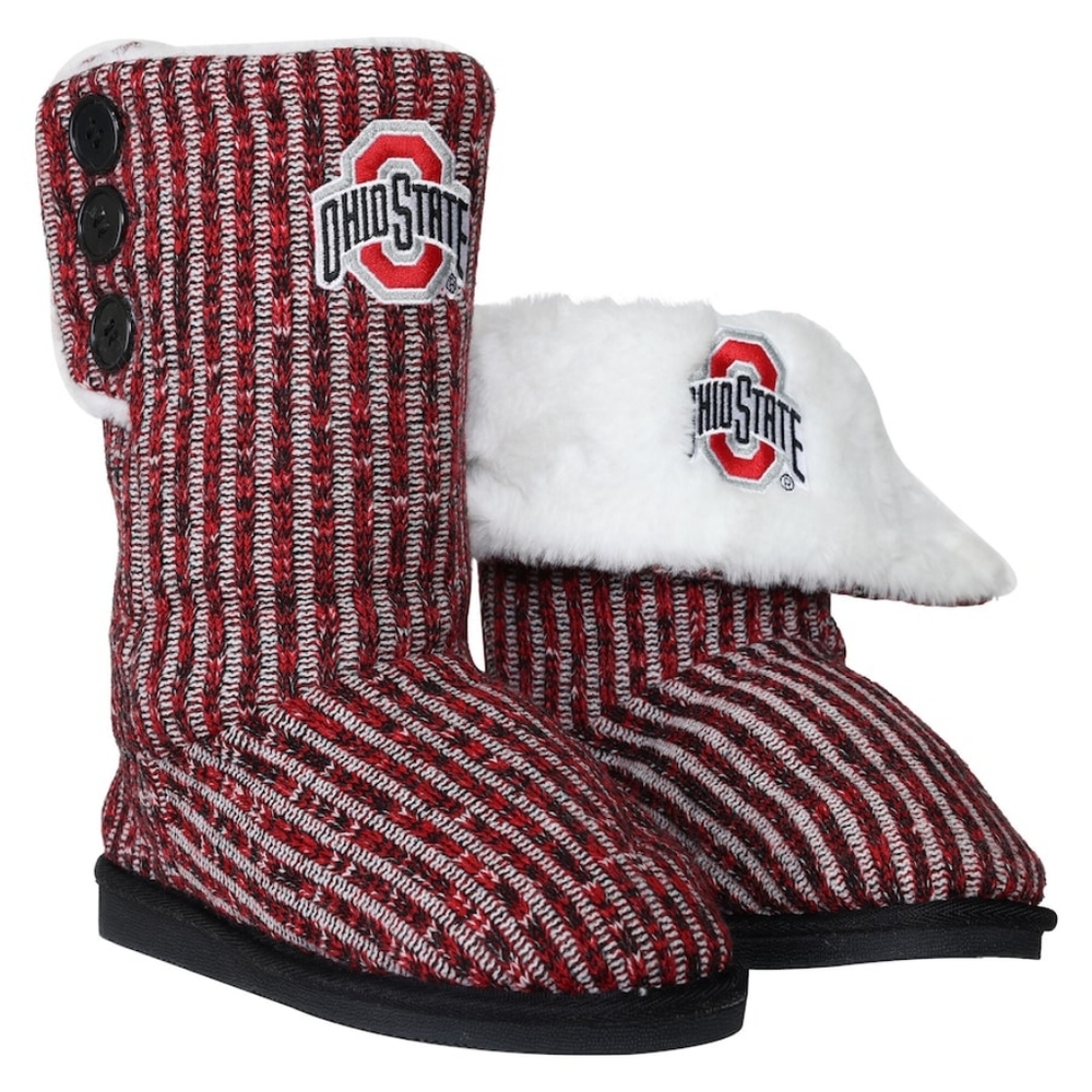 NWT FOCO Ohio State Buckeyes Colorblend Button Boot. Size XL 11-12